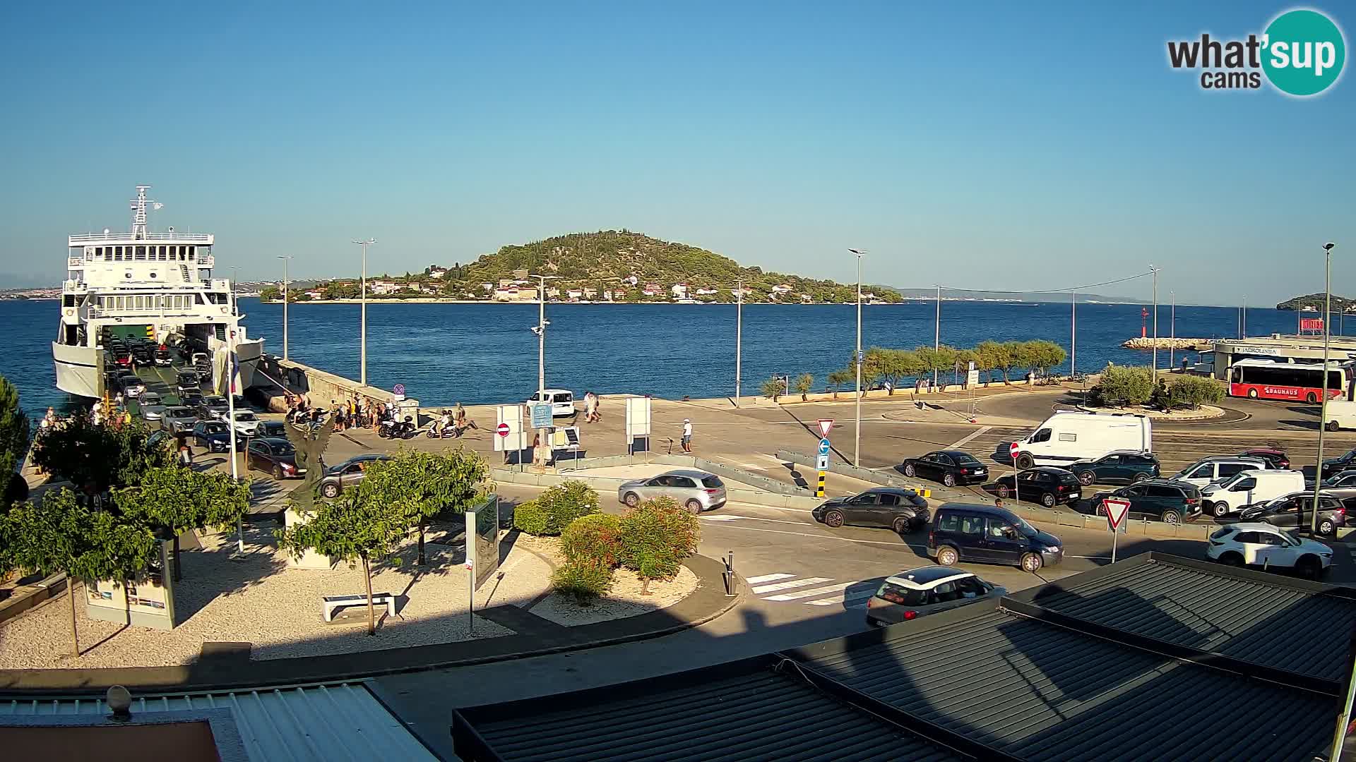 Webcam Ugljan – Preko Ferry to Zadar
