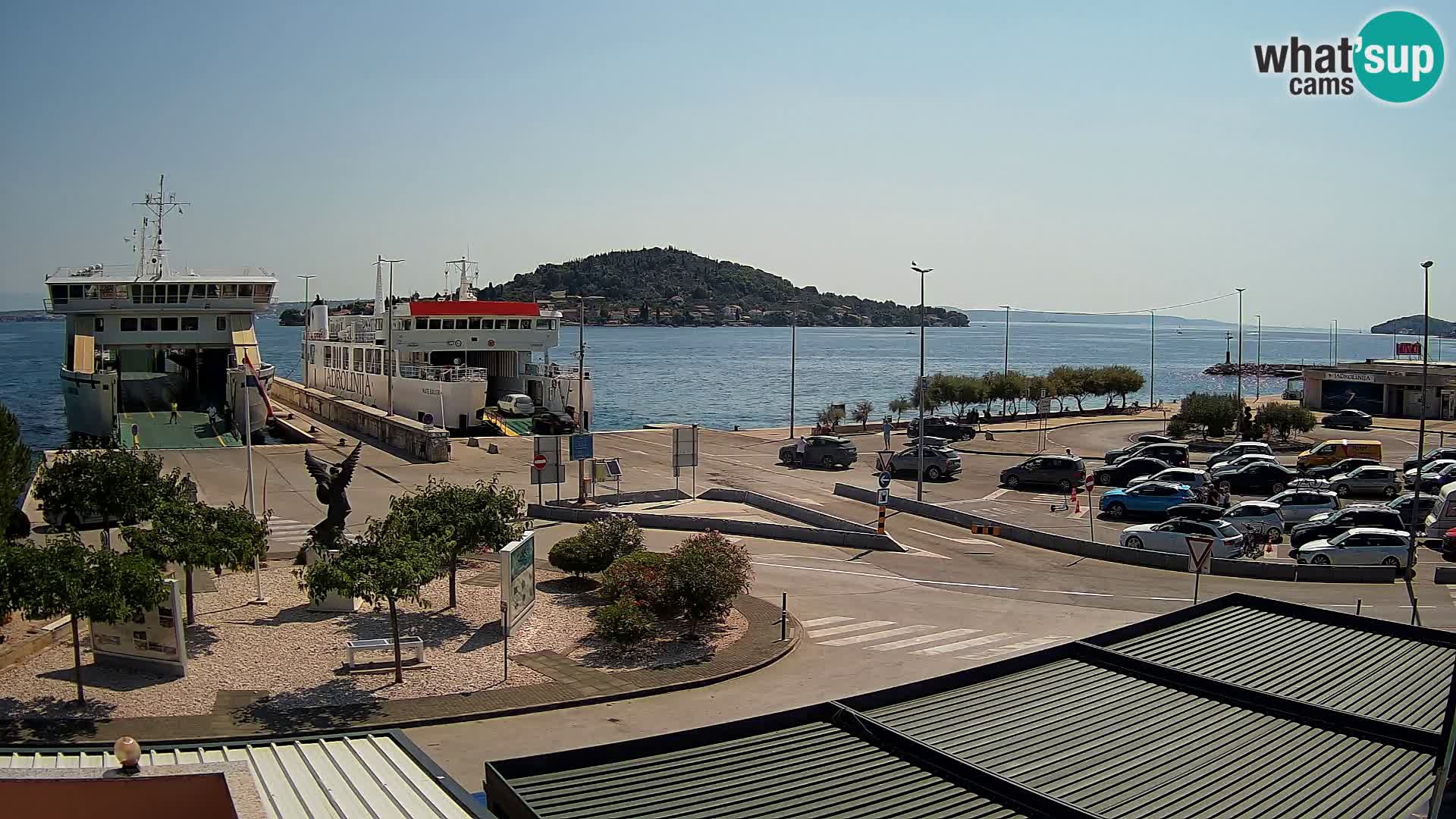 Webcam Ugljan – Preko Ferry to Zadar