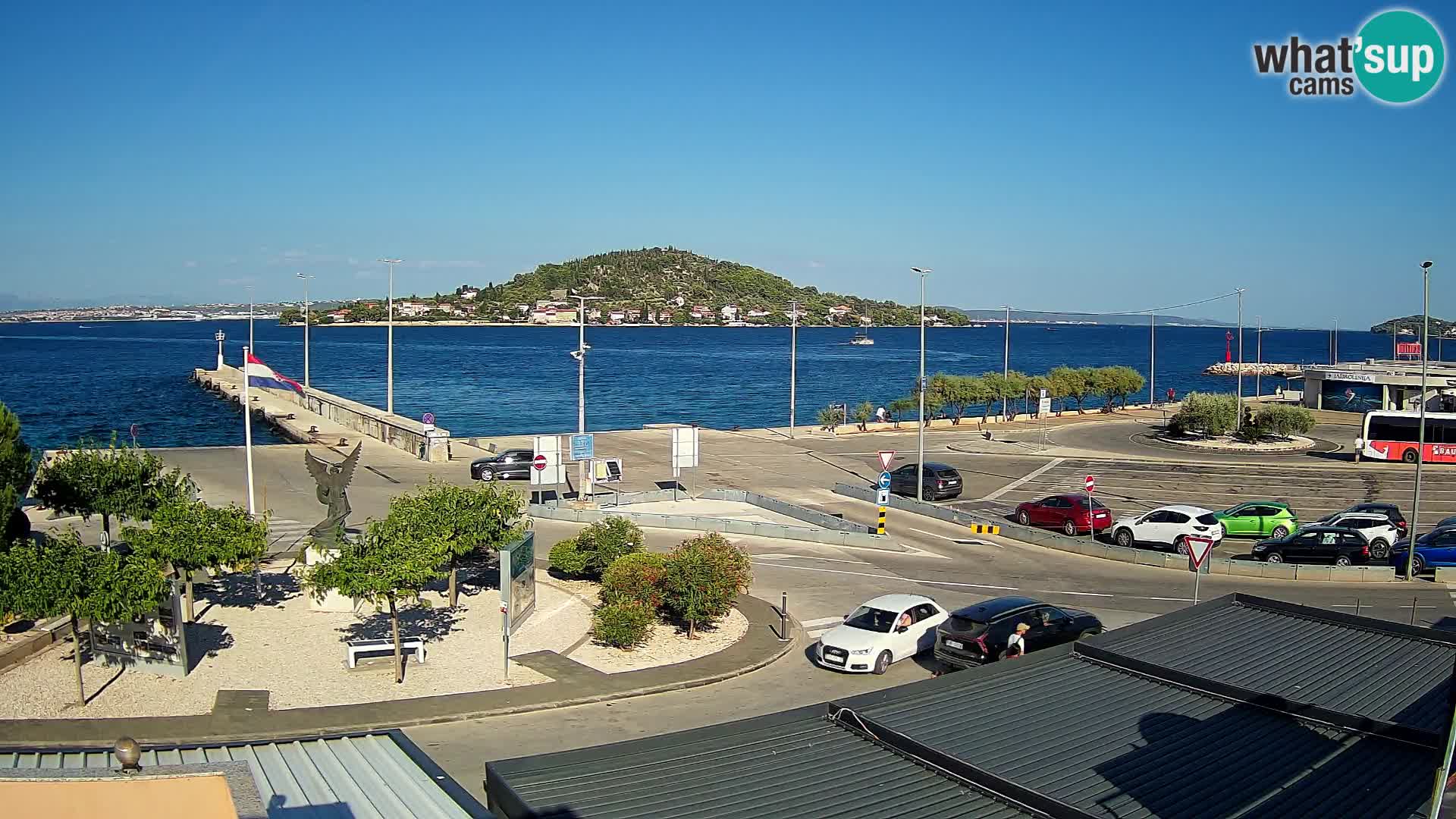 Webcam Ugljan – Preko Ferry to Zadar