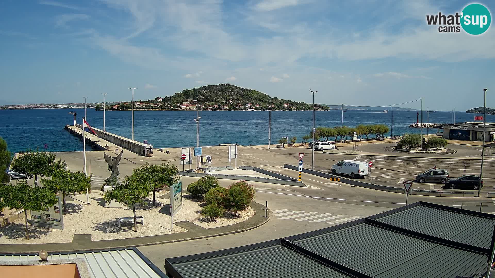 Webcam Ugljan – Preko Ferry to Zadar