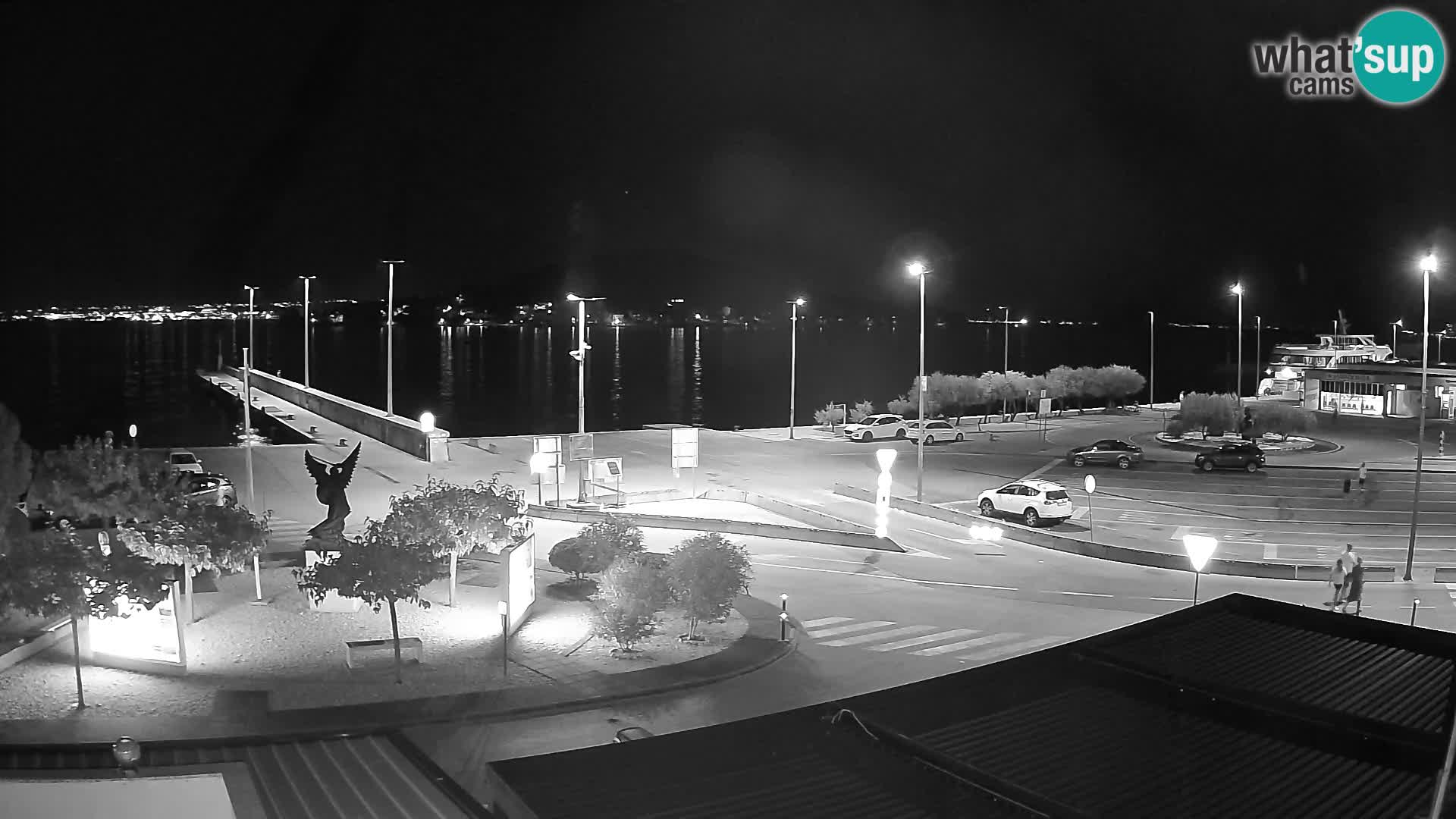 Webcam Ugliano – terminal traghetto da Preko a Zara