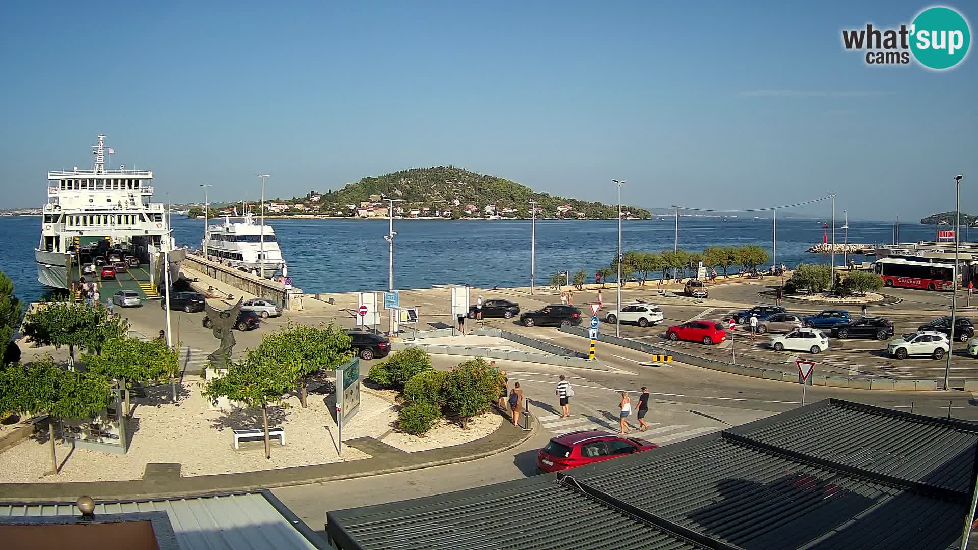 Webcam Ugljan – Preko Ferry to Zadar