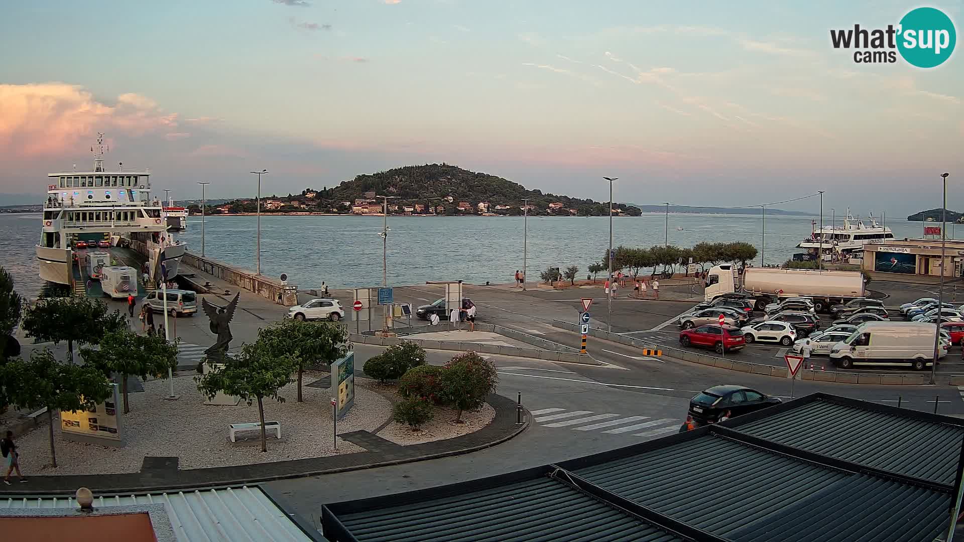 Webcam Ugljan – Preko Ferry to Zadar