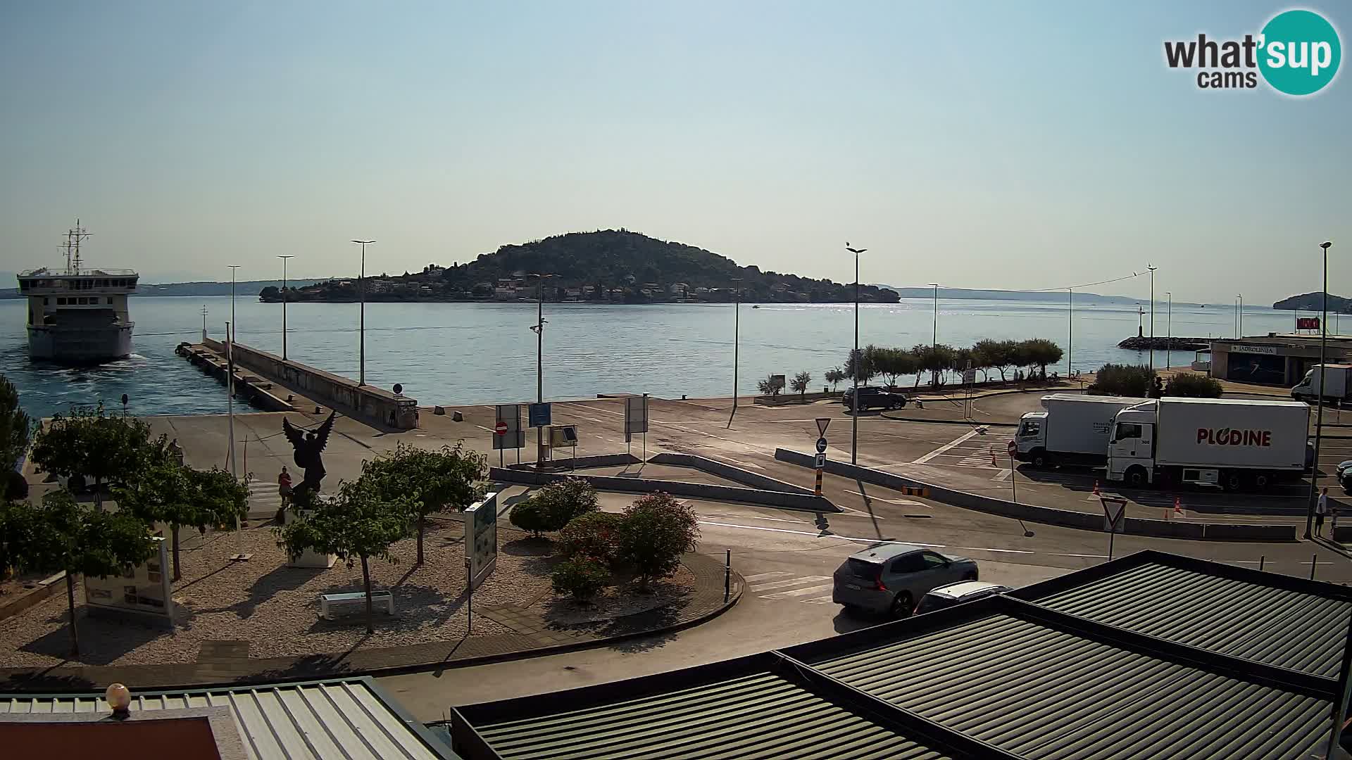 Webcam Ugljan – Preko Ferry to Zadar