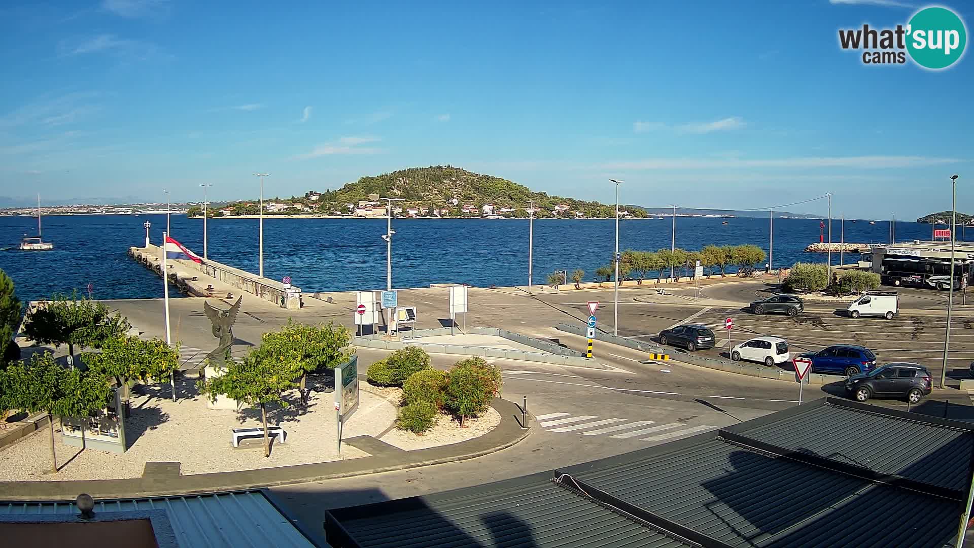 Webcam Ugljan – Preko Ferry to Zadar
