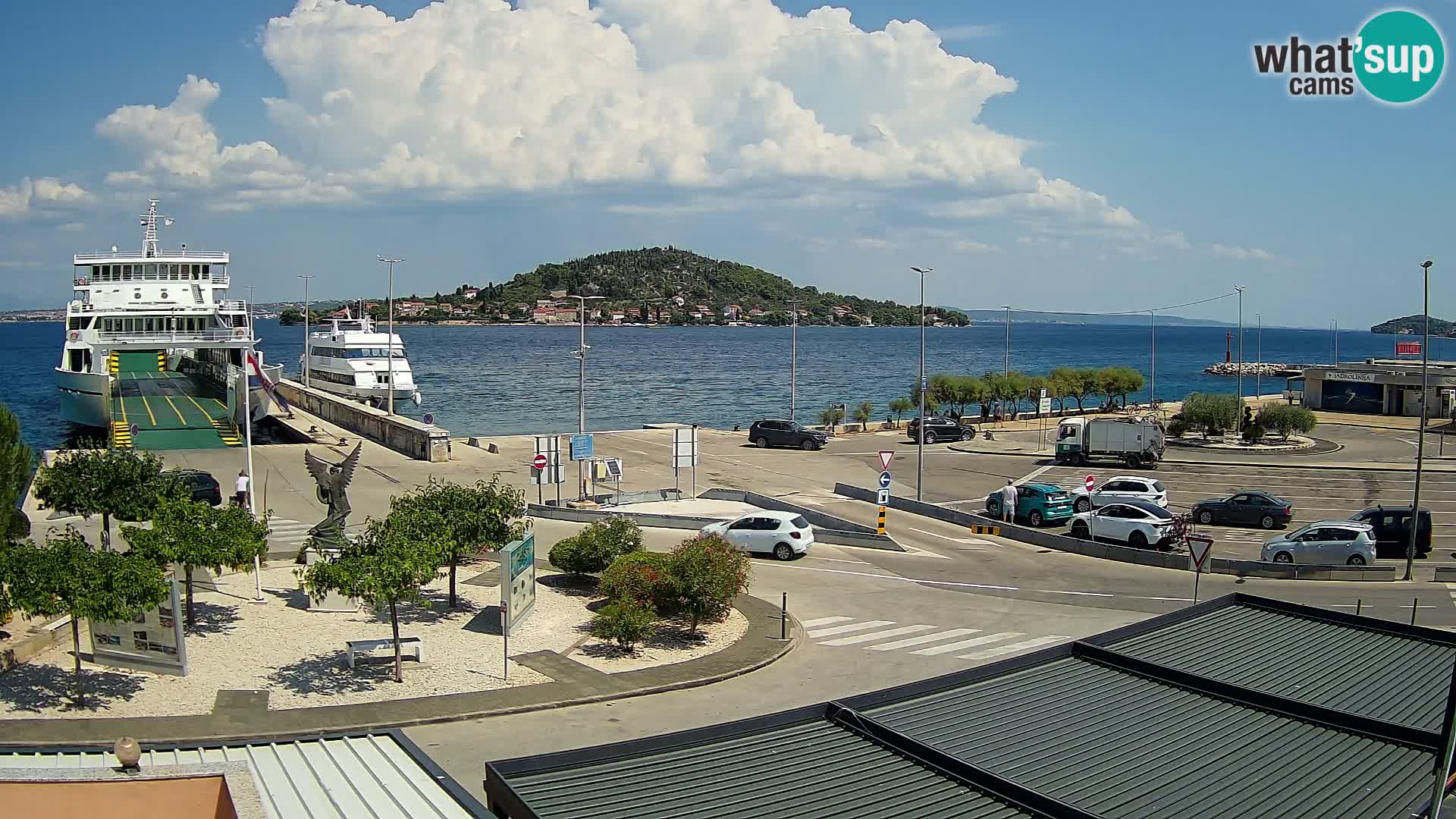 Webcam Ugliano – terminal traghetto da Preko a Zara