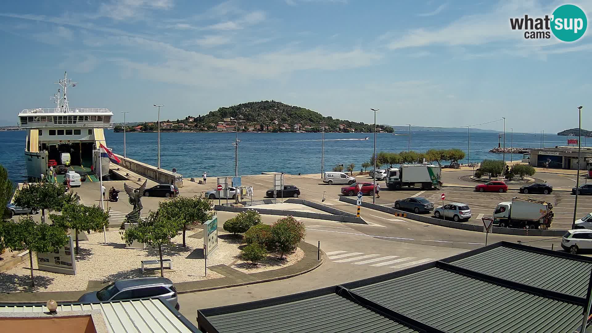 Webcam Ugliano – terminal traghetto da Preko a Zara