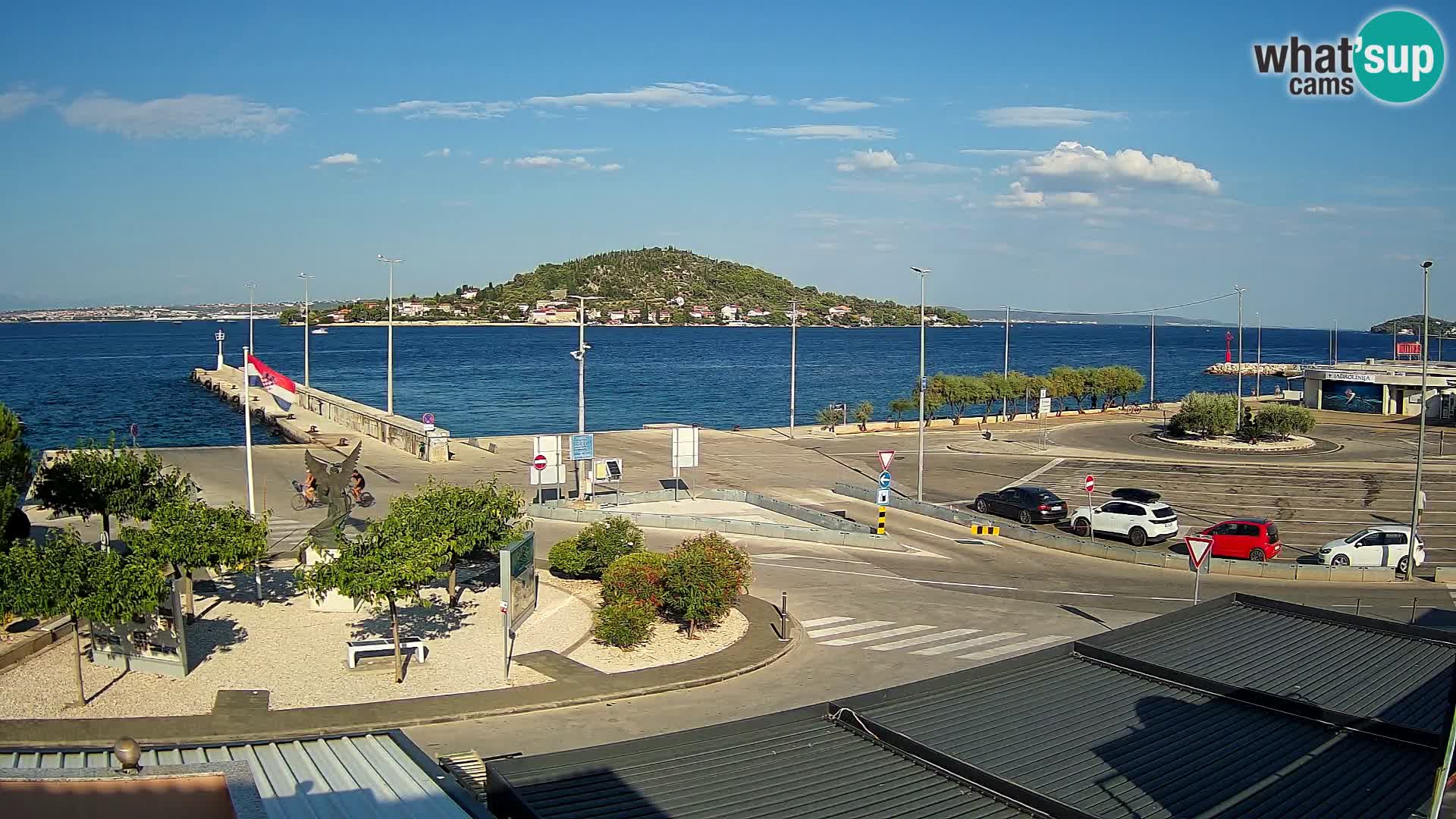 Webcam Ugljan – Preko Ferry to Zadar