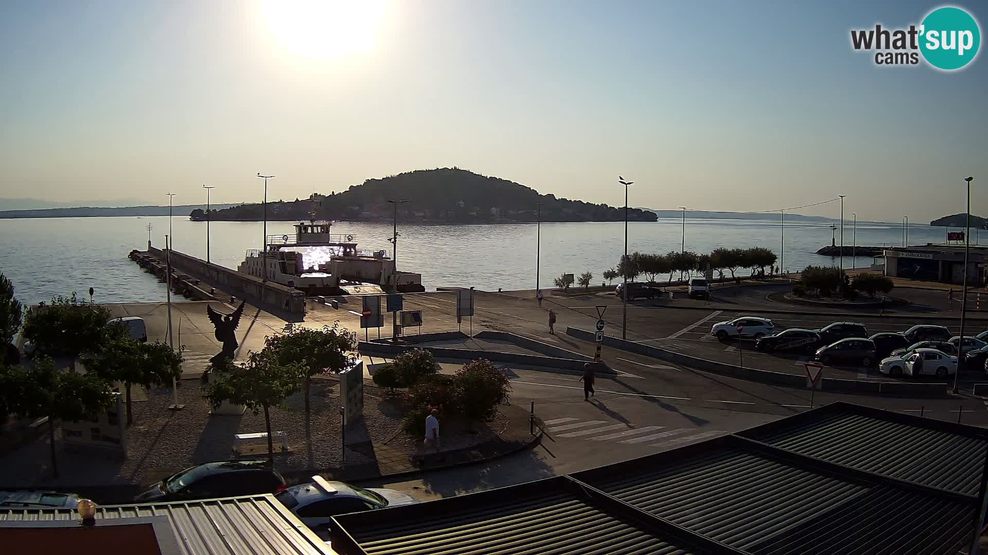 Webcam Ugliano – terminal traghetto da Preko a Zara