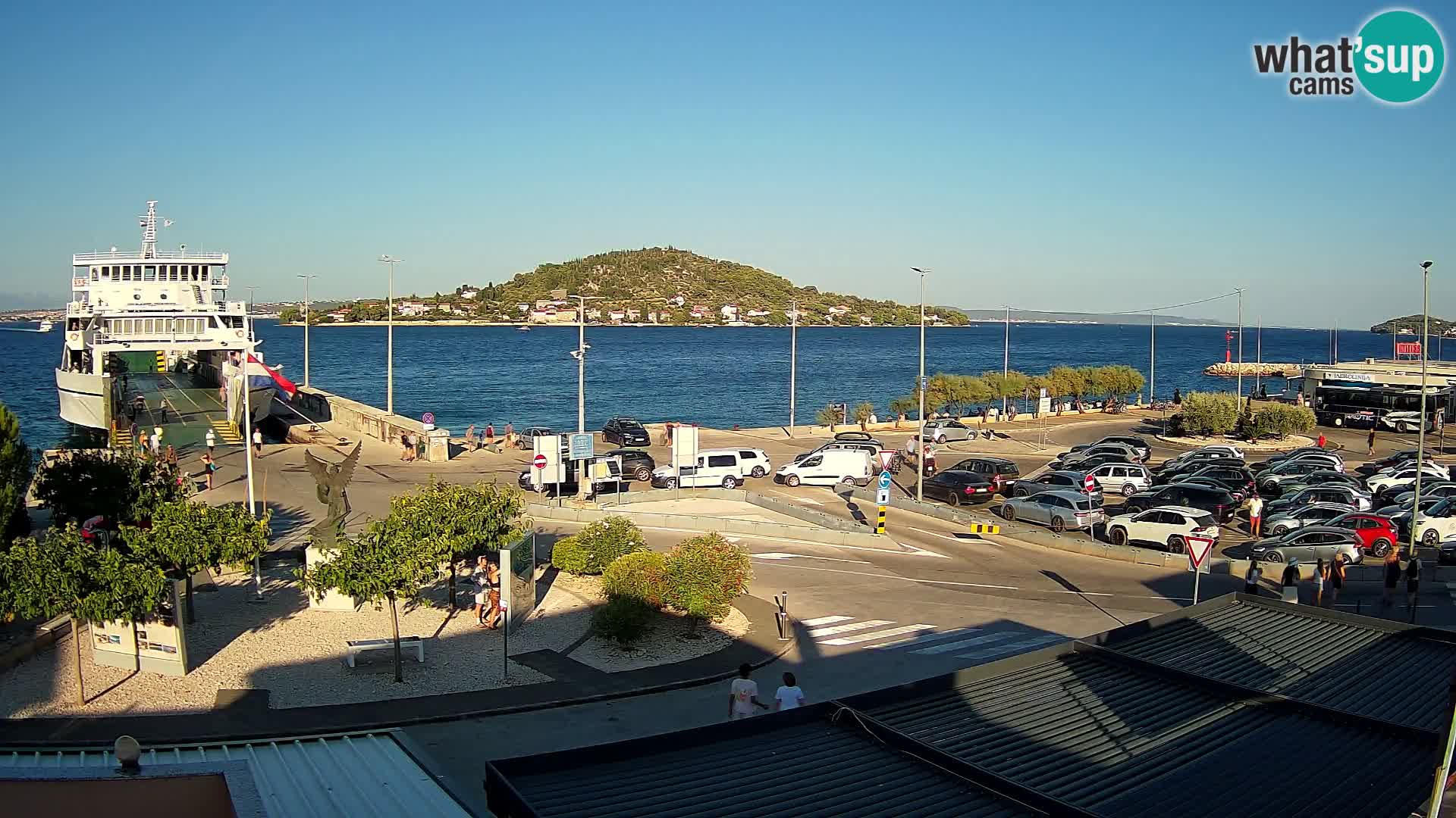 Webcam Ugljan – Preko Ferry to Zadar
