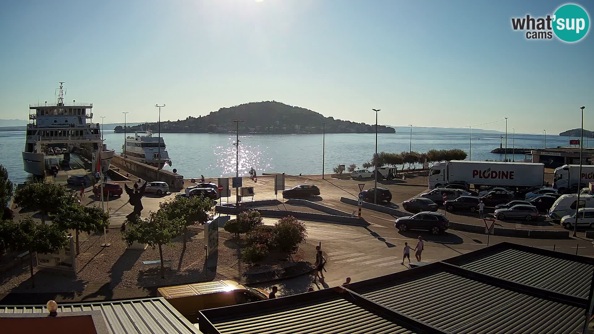 Webcam Ugliano – terminal traghetto da Preko a Zara