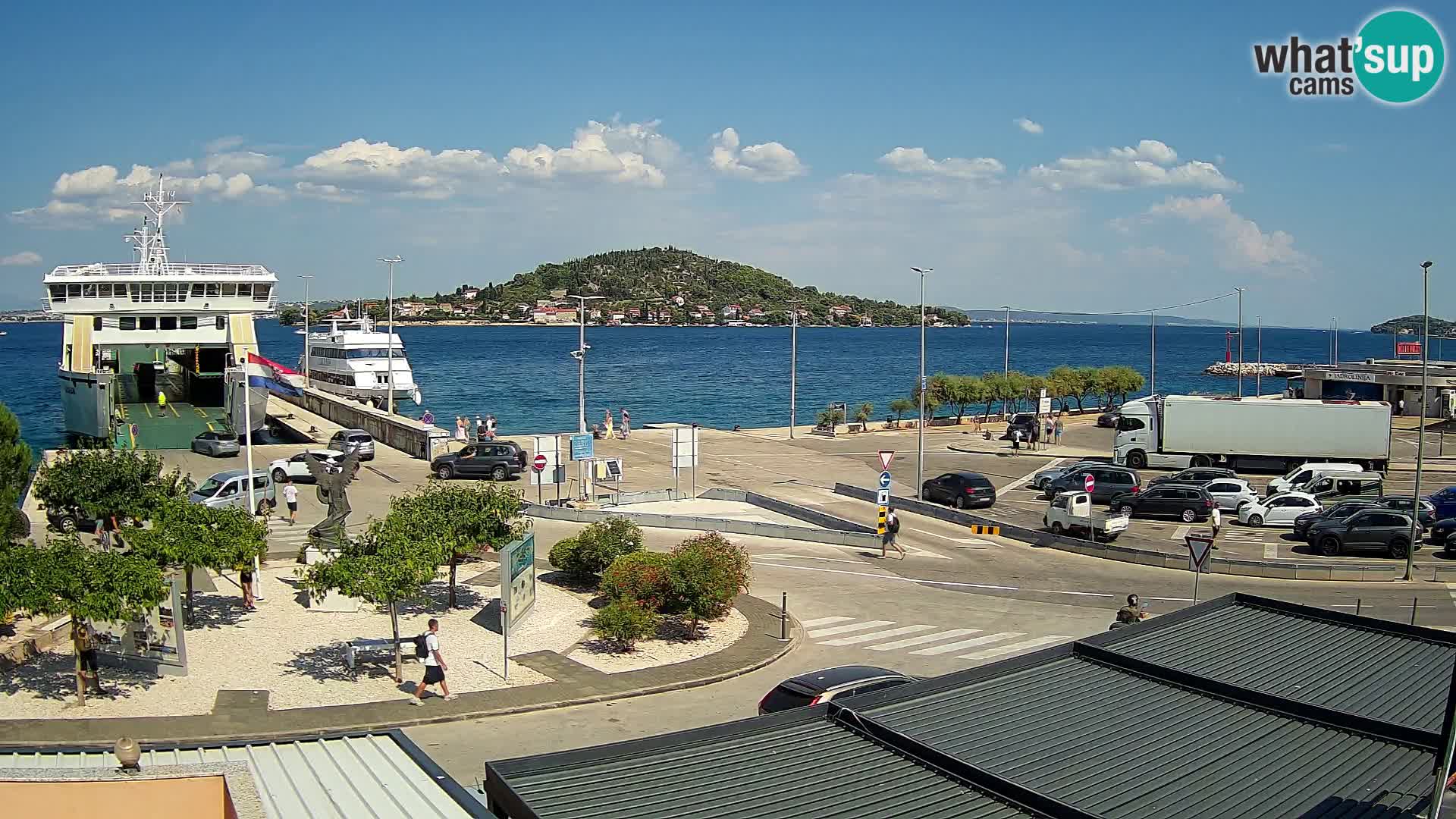 Webcam Ugljan – Preko Ferry to Zadar