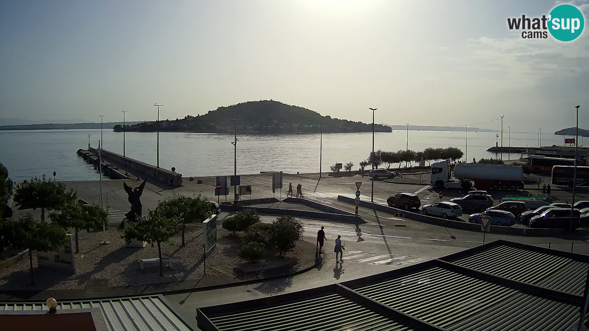 Webcam Ugliano – terminal traghetto da Preko a Zara
