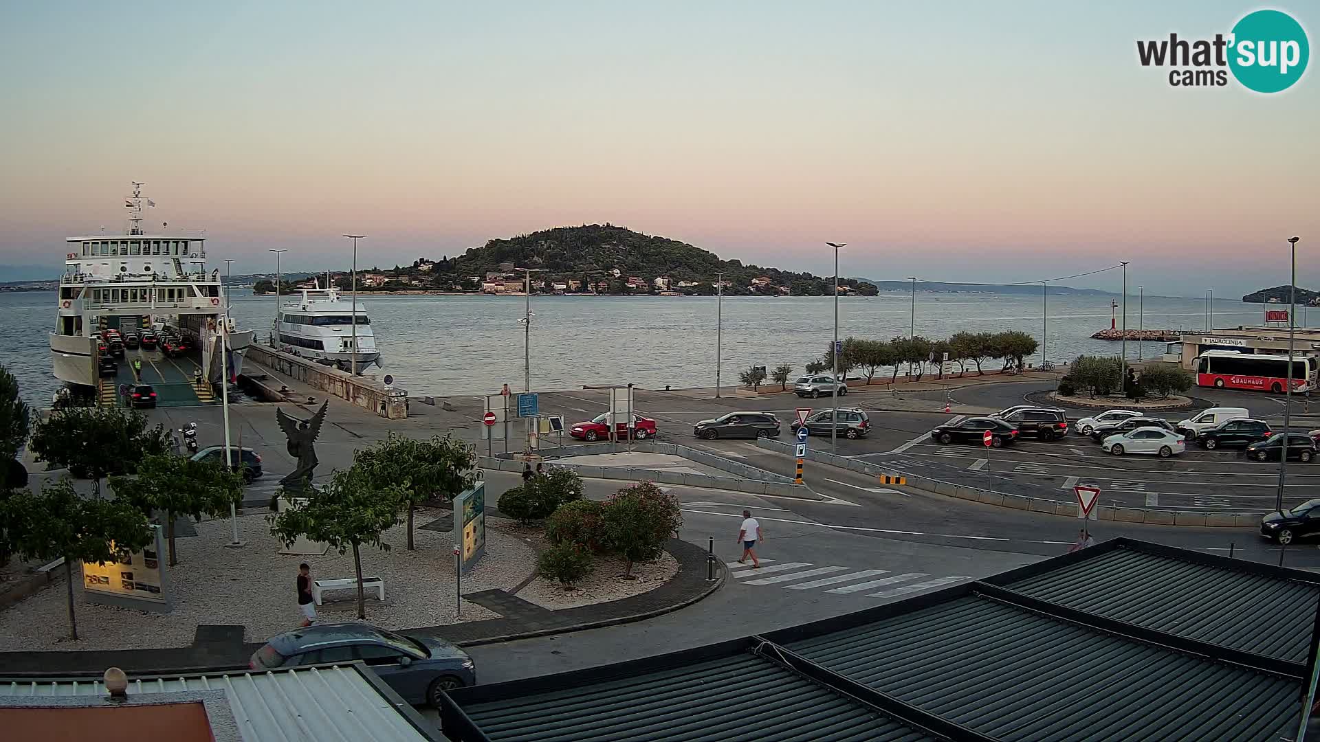 Webcam Ugliano – terminal traghetto da Preko a Zara