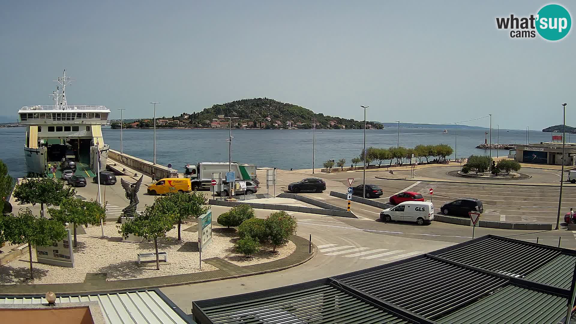 Webcam Ugliano – terminal traghetto da Preko a Zara