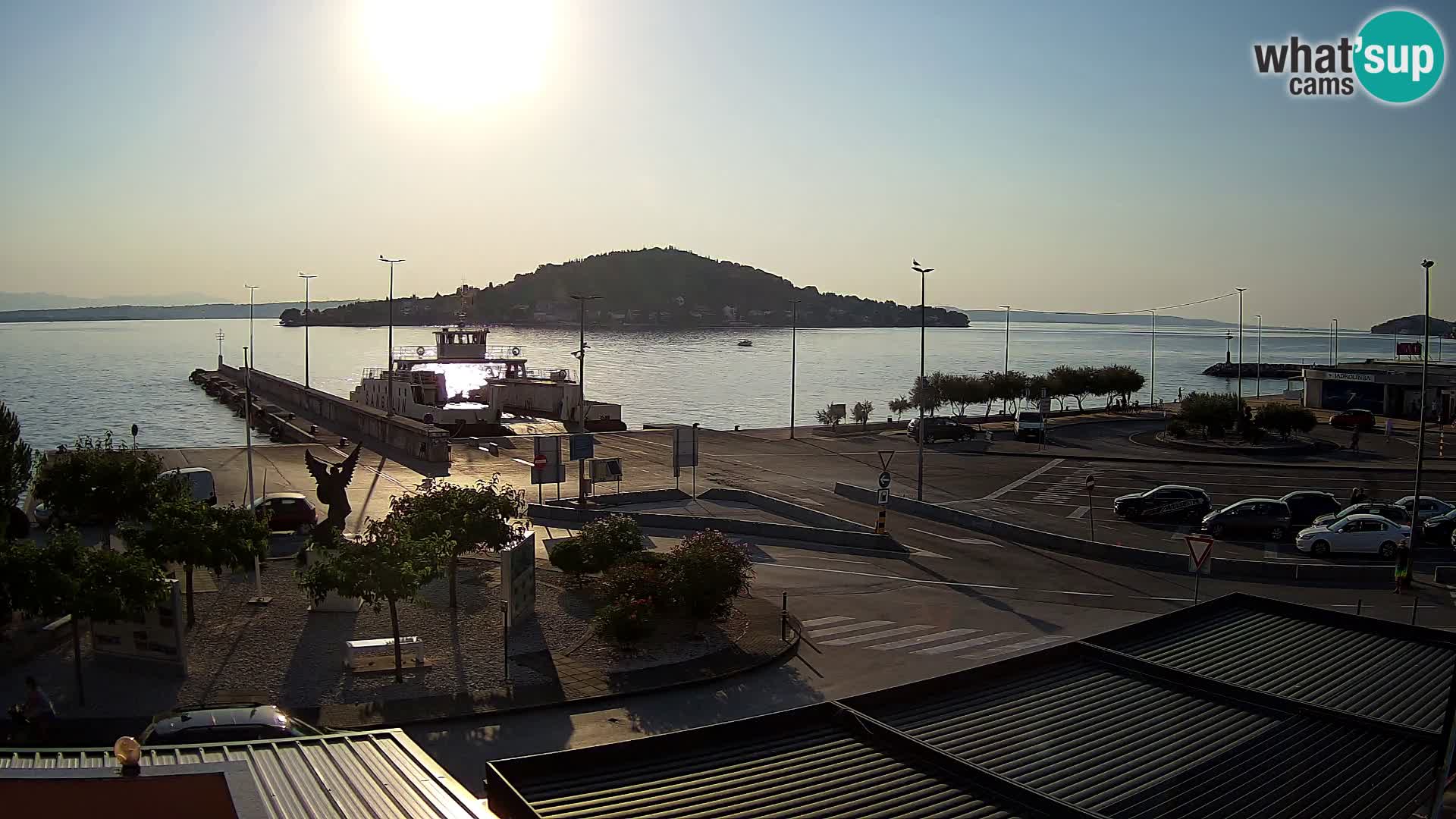 Spletna kamera Ugljan – trajekt Preko – Zadar