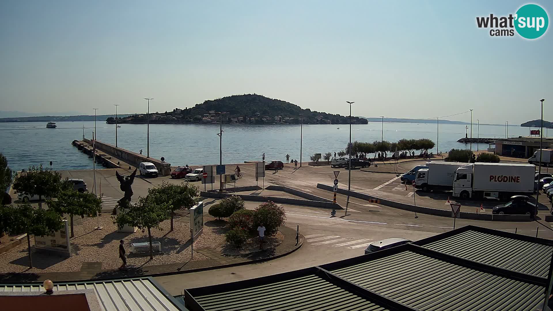 Spletna kamera Ugljan – trajekt Preko – Zadar