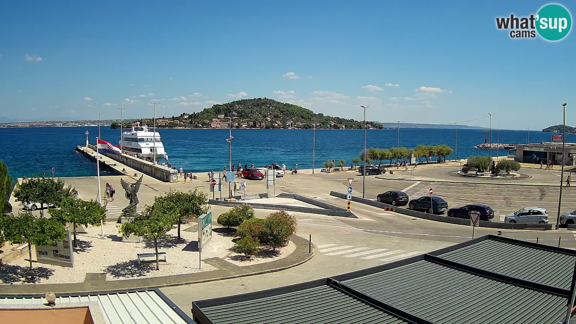 Webcam Ugljan – Preko Ferry to Zadar