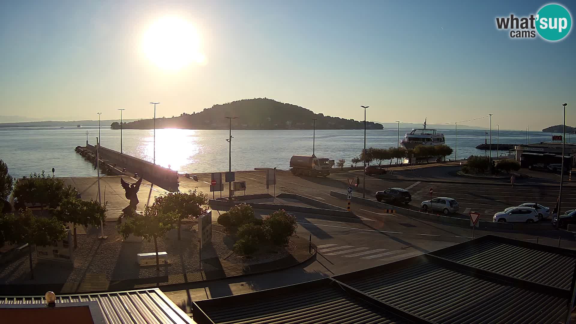 Webcam Ugliano – terminal traghetto da Preko a Zara