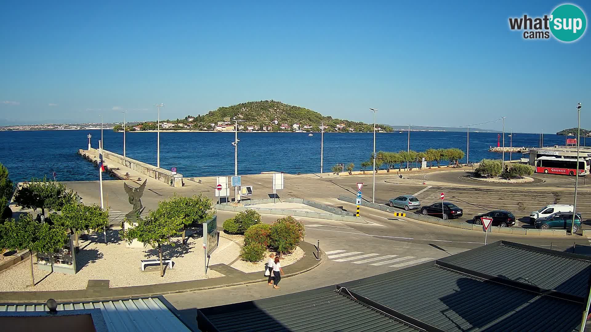 Webcam Ugliano – terminal traghetto da Preko a Zara