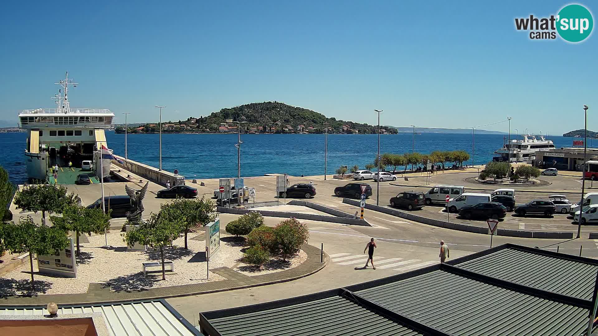 Webcam Ugljan – Preko Ferry to Zadar