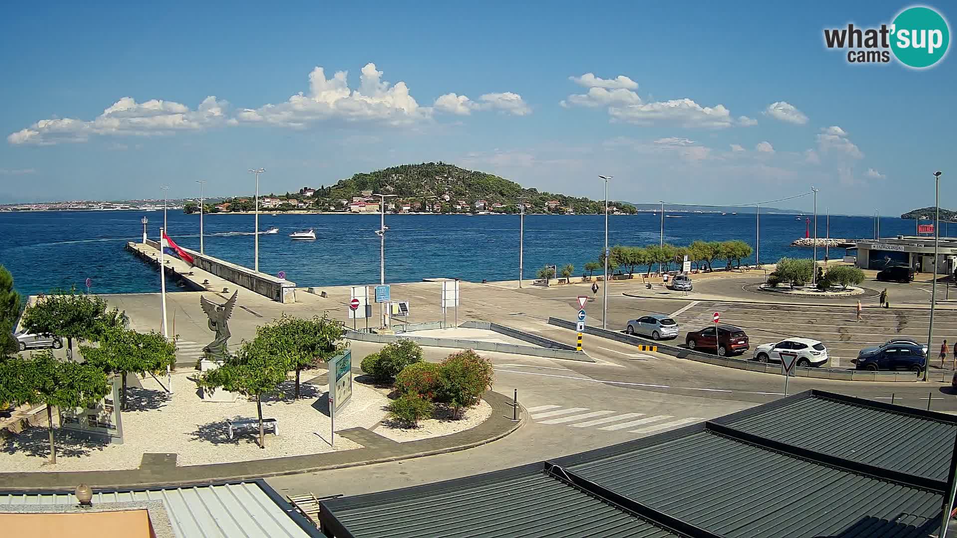 Webcam Ugljan – Preko Ferry to Zadar