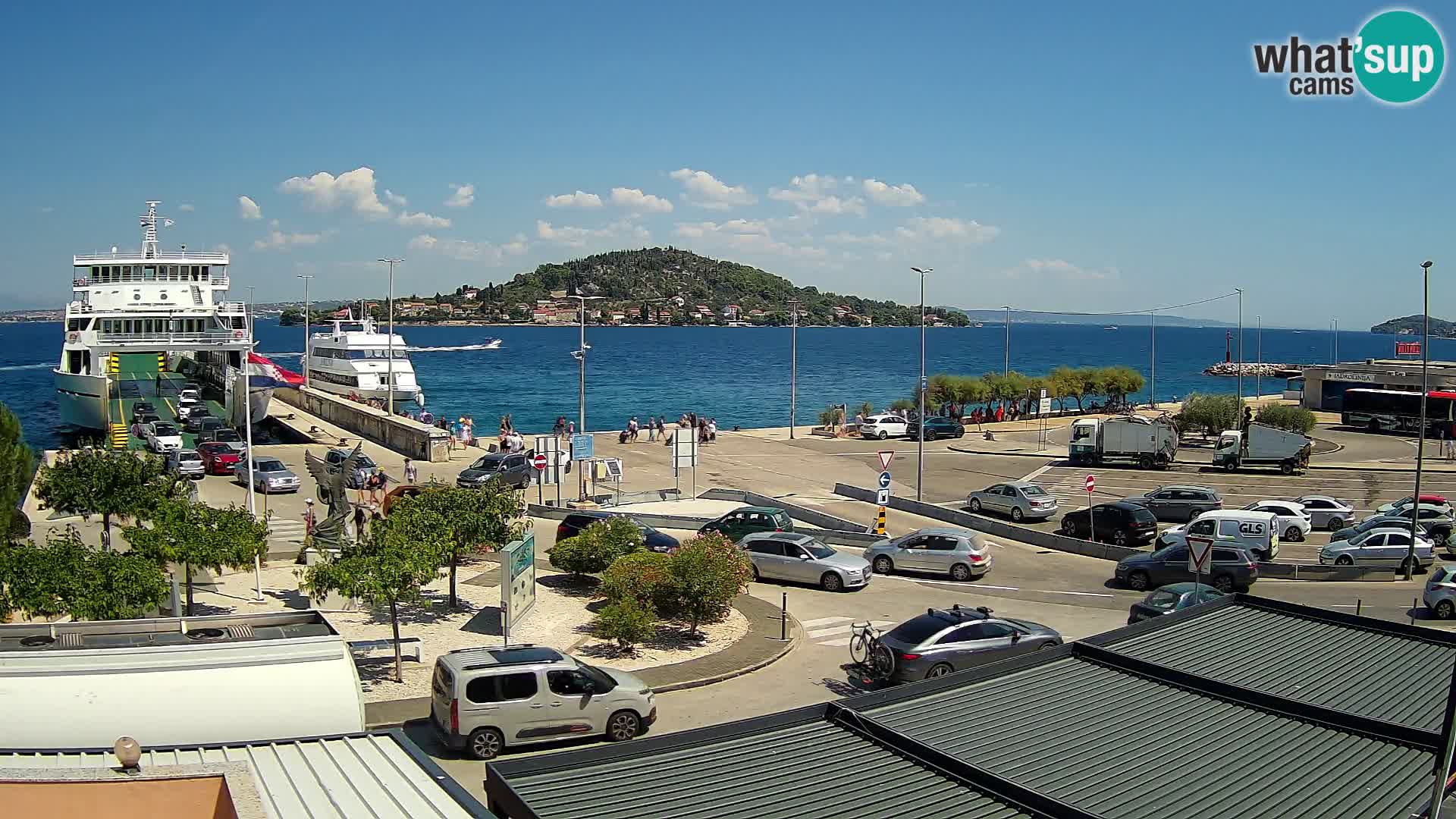 Web kamera Ugljan – Preko trajekt za Zadar