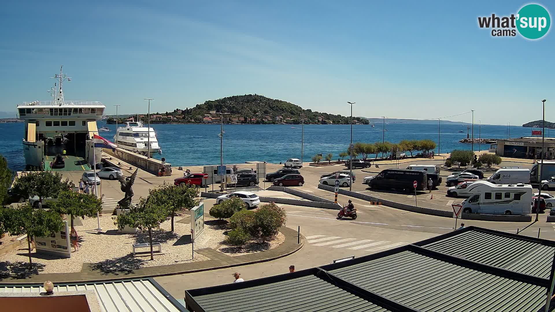 Webcam Ugliano – terminal traghetto da Preko a Zara