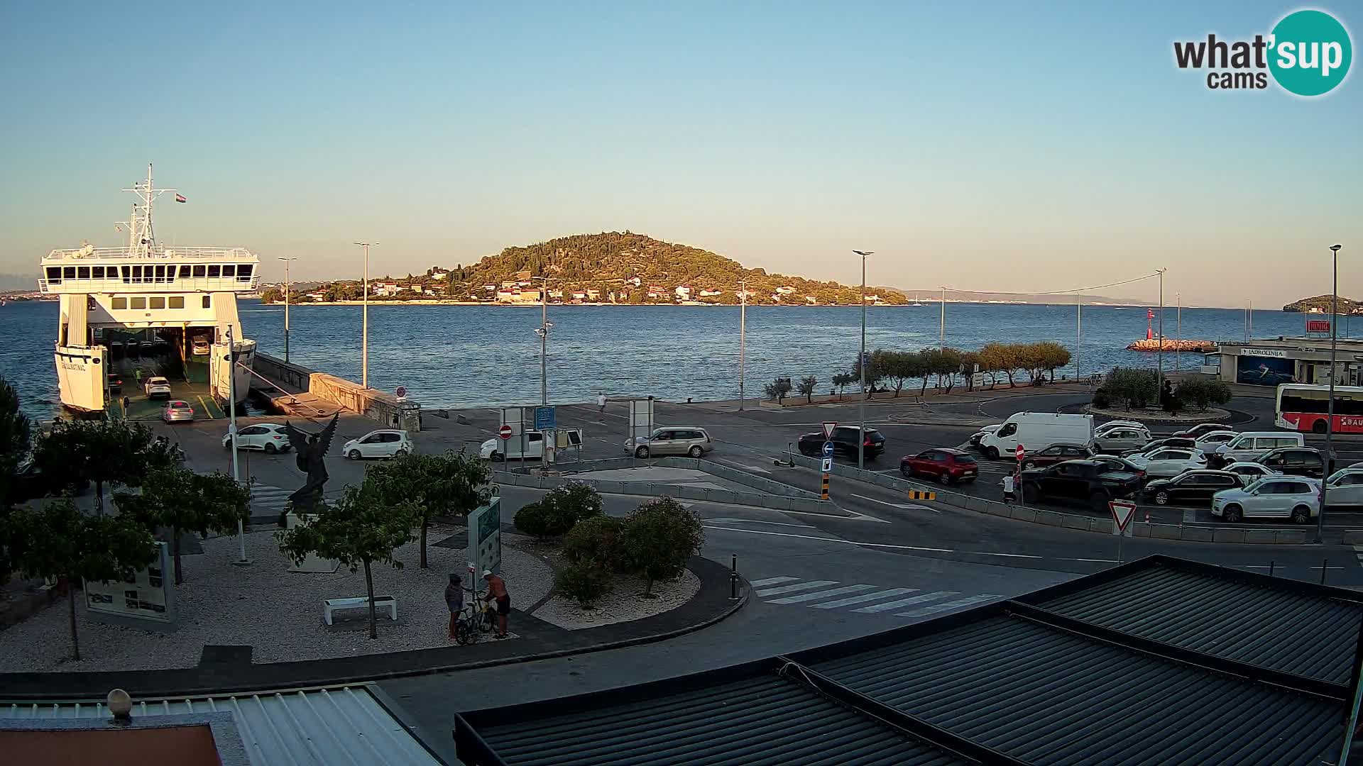 Webcam Ugliano – terminal traghetto da Preko a Zara