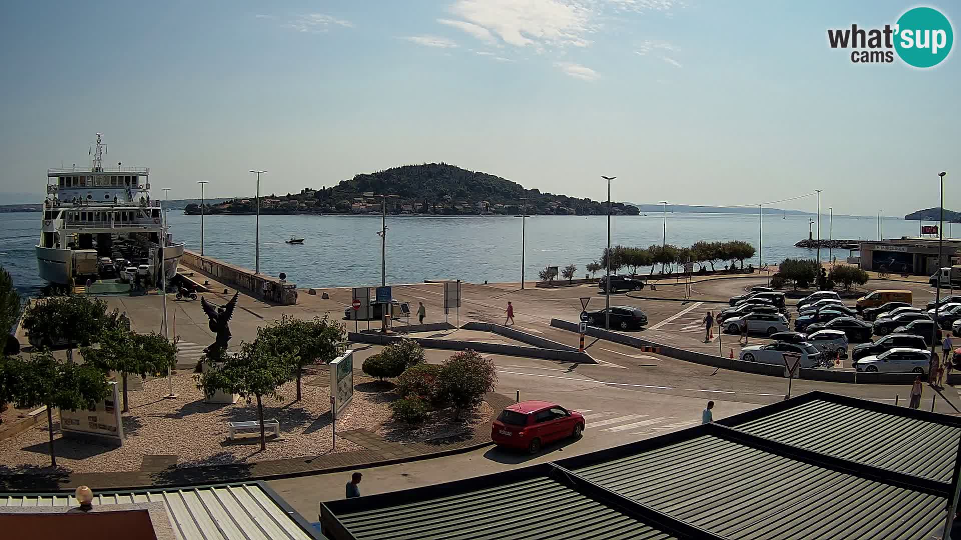 Webcam Ugliano – terminal traghetto da Preko a Zara