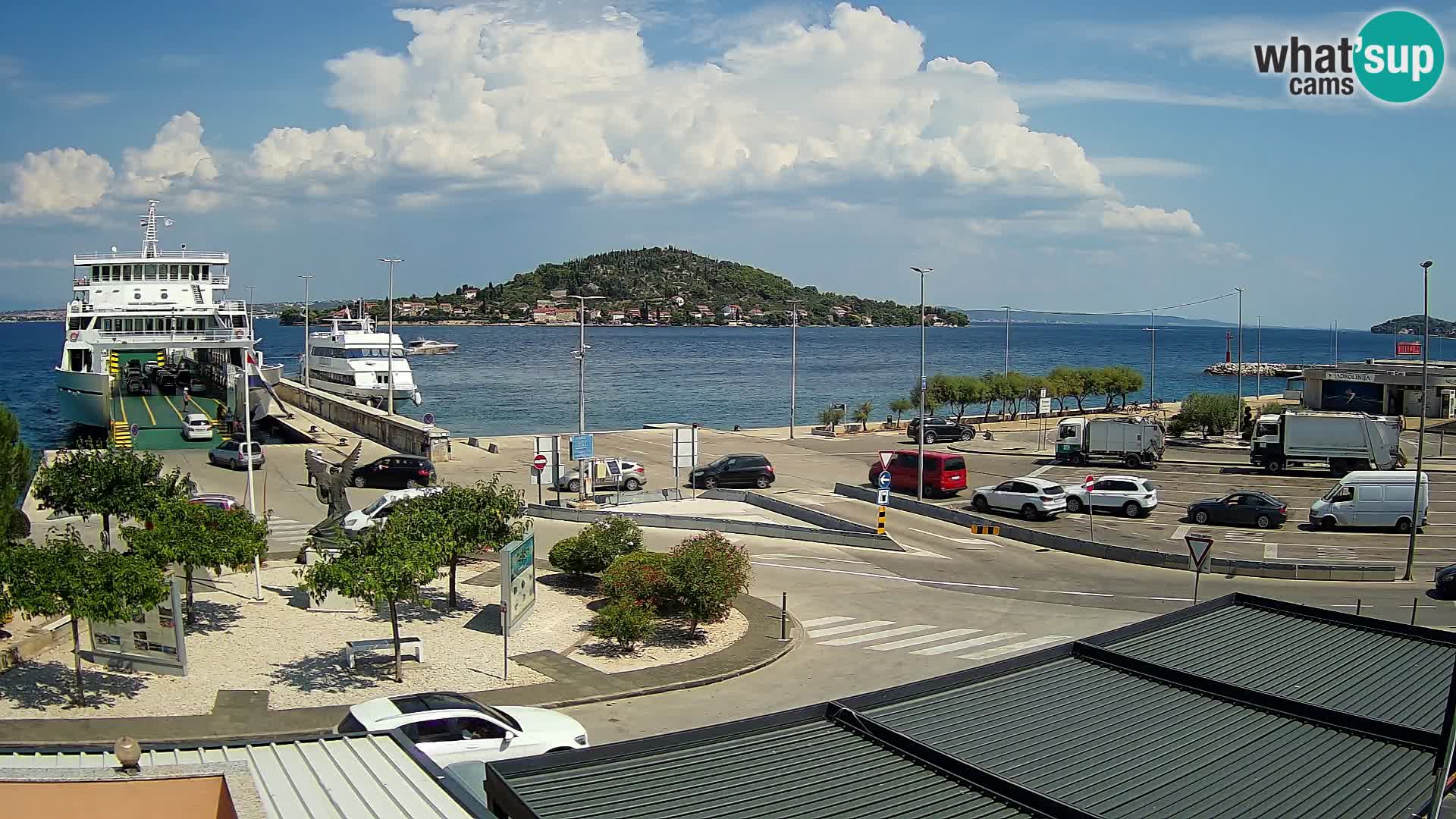 Webcam Ugliano – terminal traghetto da Preko a Zara