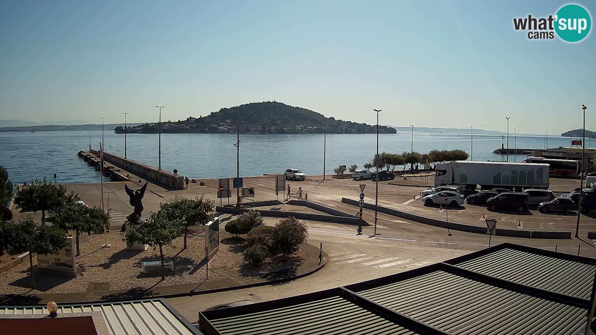 Webcam Ugljan – Preko Ferry to Zadar
