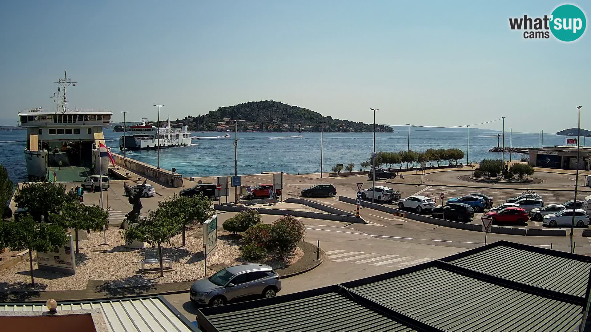 Web kamera Ugljan – Preko trajekt za Zadar