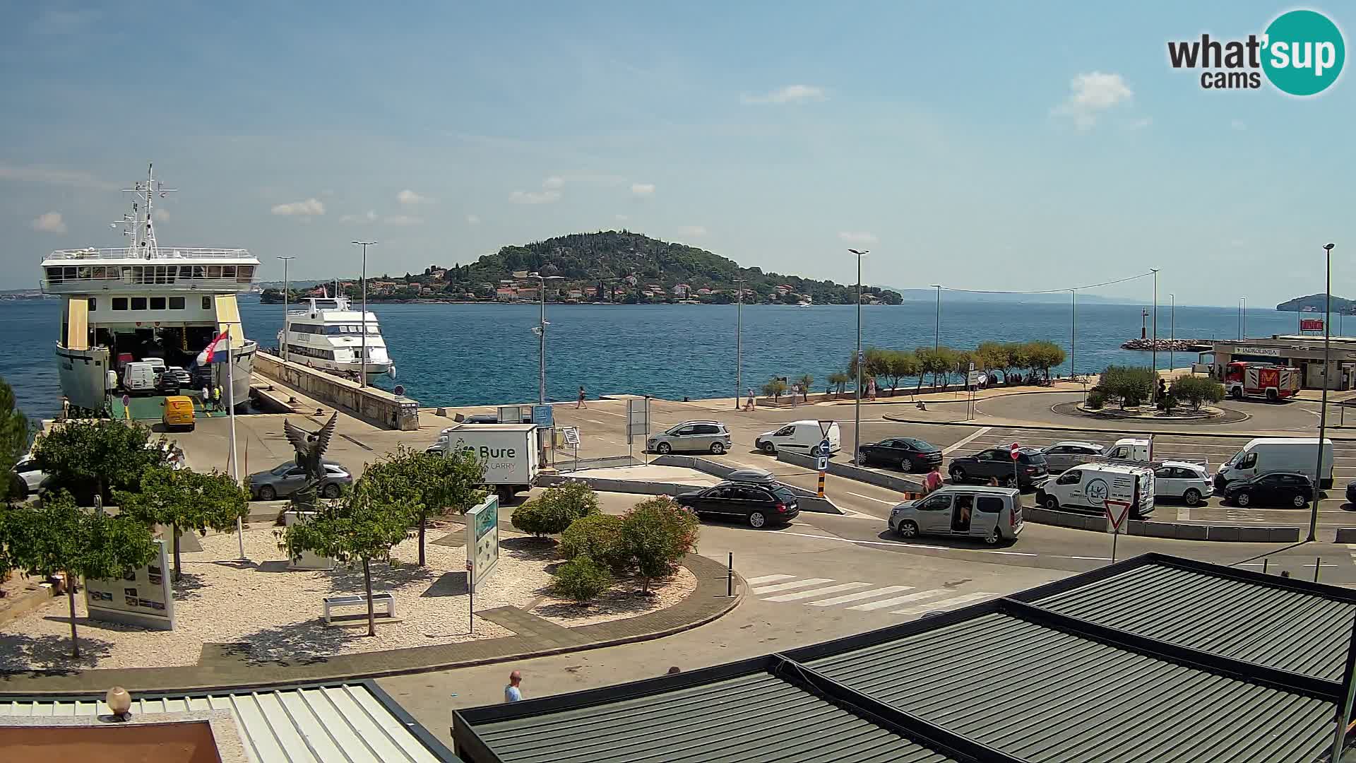 Spletna kamera Ugljan – trajekt Preko – Zadar