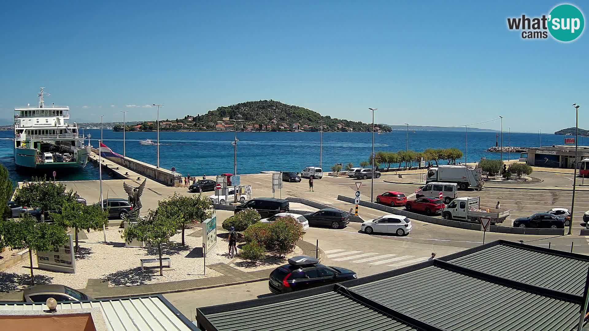 Webcam Ugljan – Preko Ferry to Zadar