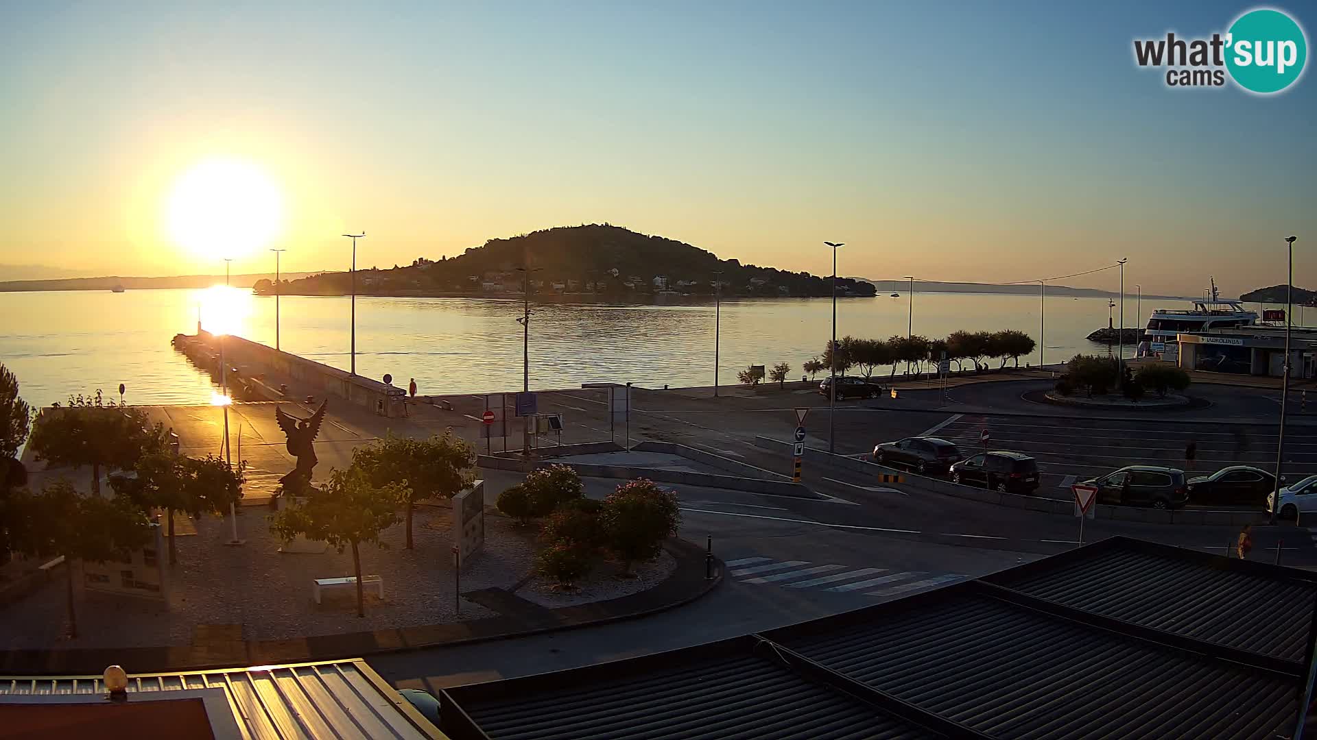 Spletna kamera Ugljan – trajekt Preko – Zadar