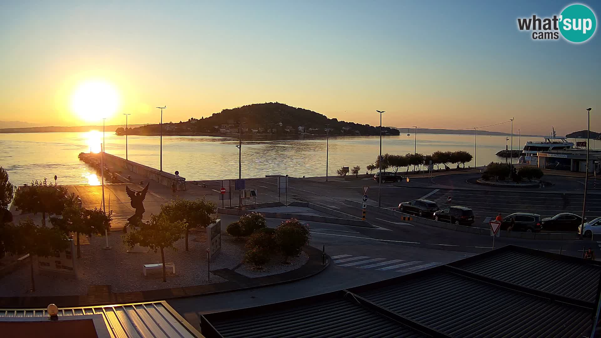 Spletna kamera Ugljan – trajekt Preko – Zadar