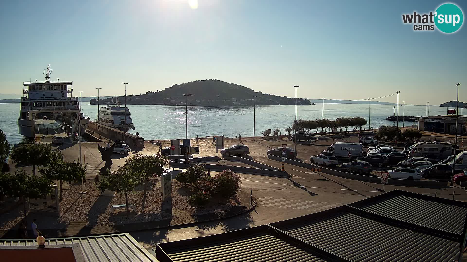 Webcam Ugljan – Preko Ferry to Zadar