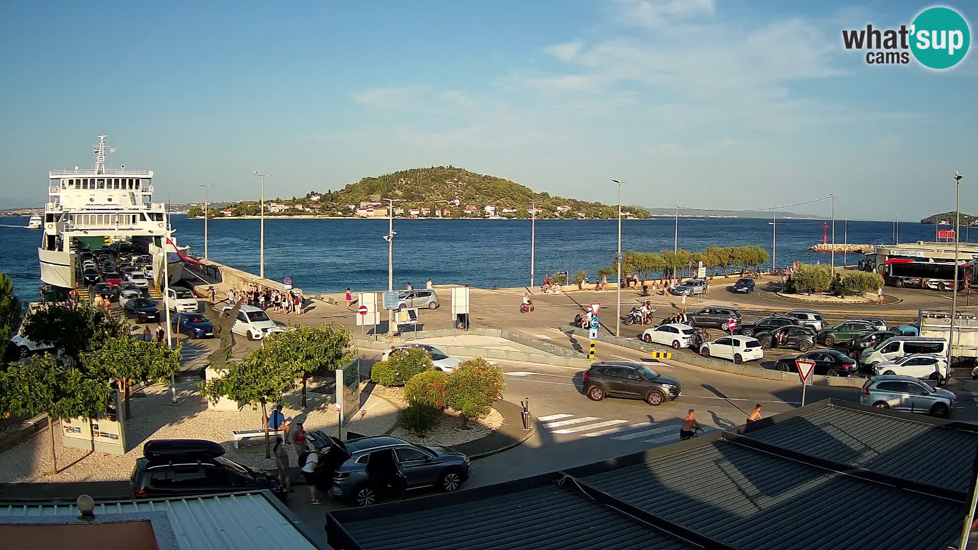Webcam Ugljan – Preko Ferry to Zadar
