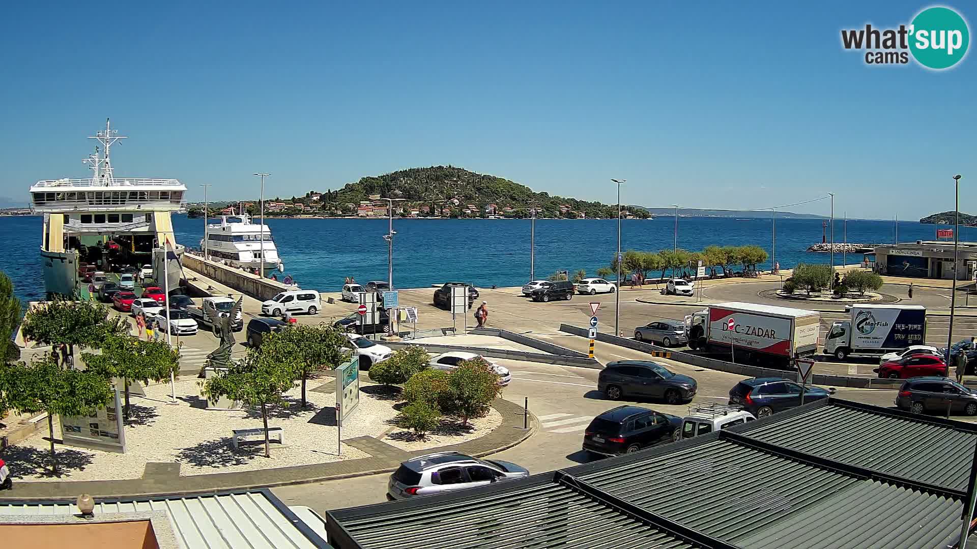 Webcam Ugljan – Preko Ferry to Zadar