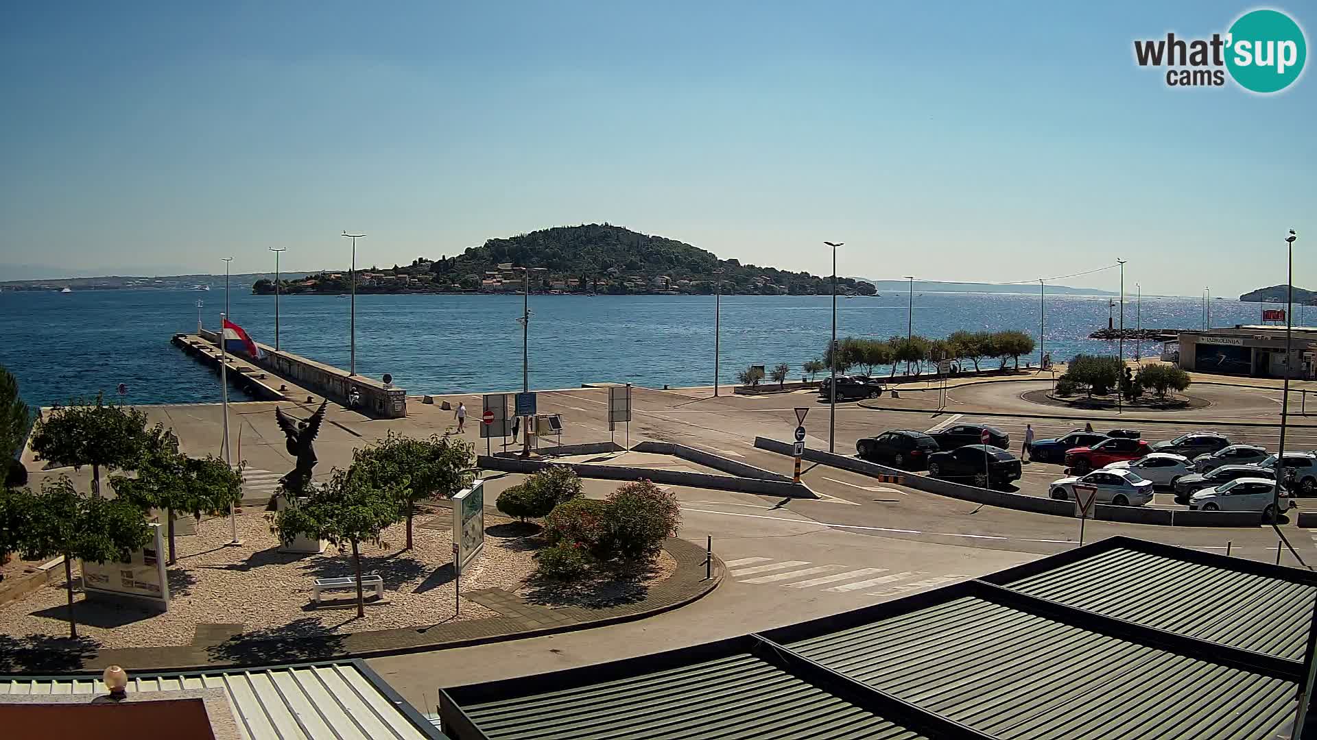 Webcam Ugljan – Preko Ferry to Zadar