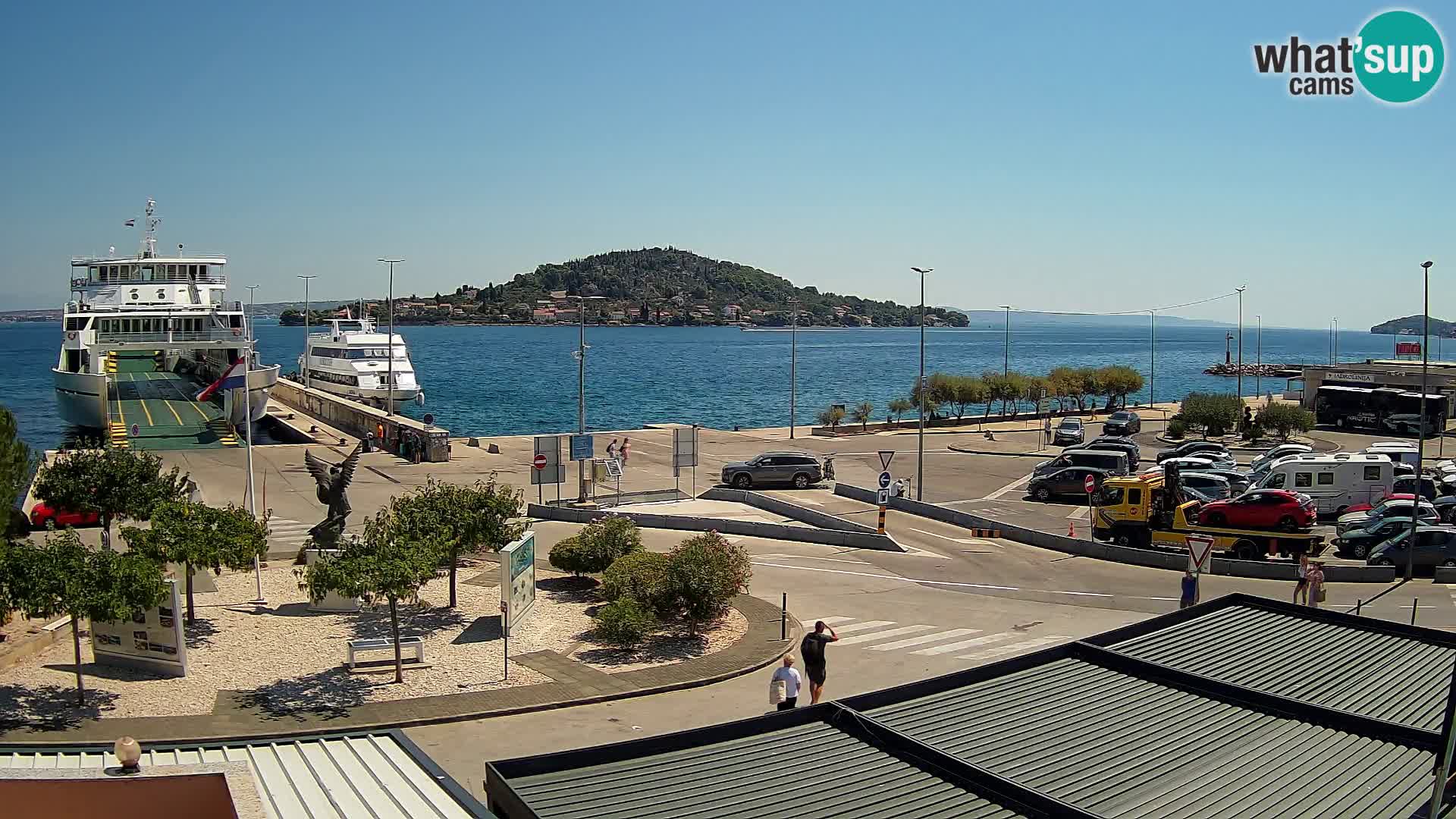 Webcam Ugliano – terminal traghetto da Preko a Zara