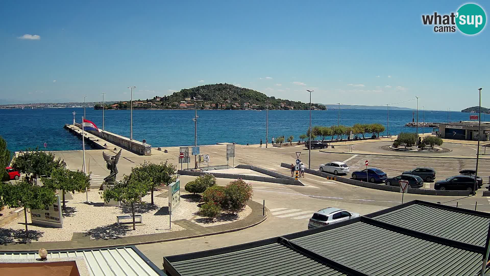 Webcam Ugljan – Preko Ferry to Zadar