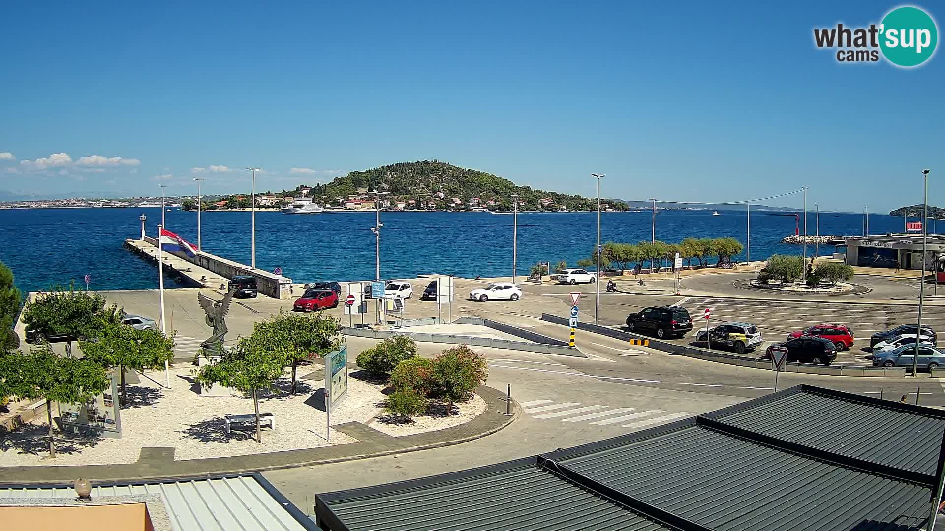 Spletna kamera Ugljan – trajekt Preko – Zadar