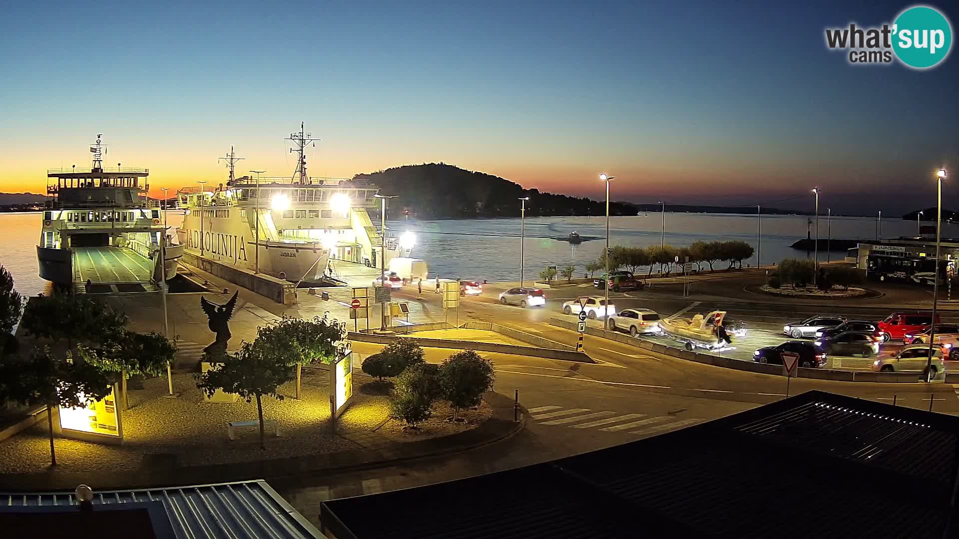 Webcam Ugliano – terminal traghetto da Preko a Zara