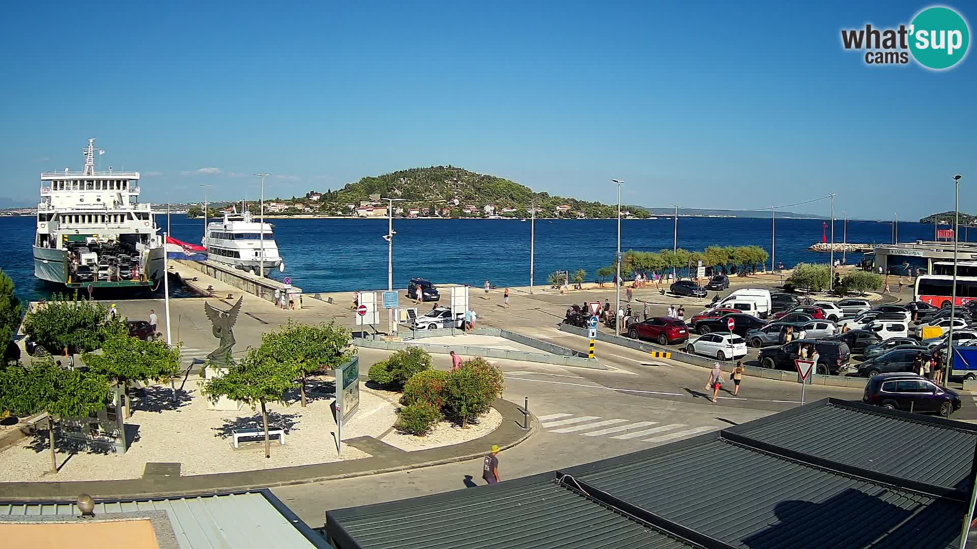 Webcam Ugljan – Preko Ferry to Zadar