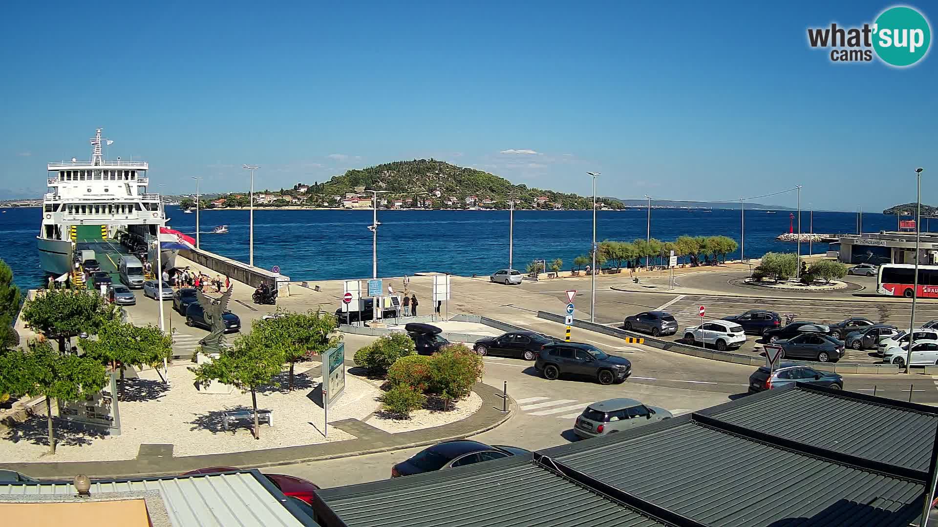Webcam Ugljan – Preko Ferry to Zadar