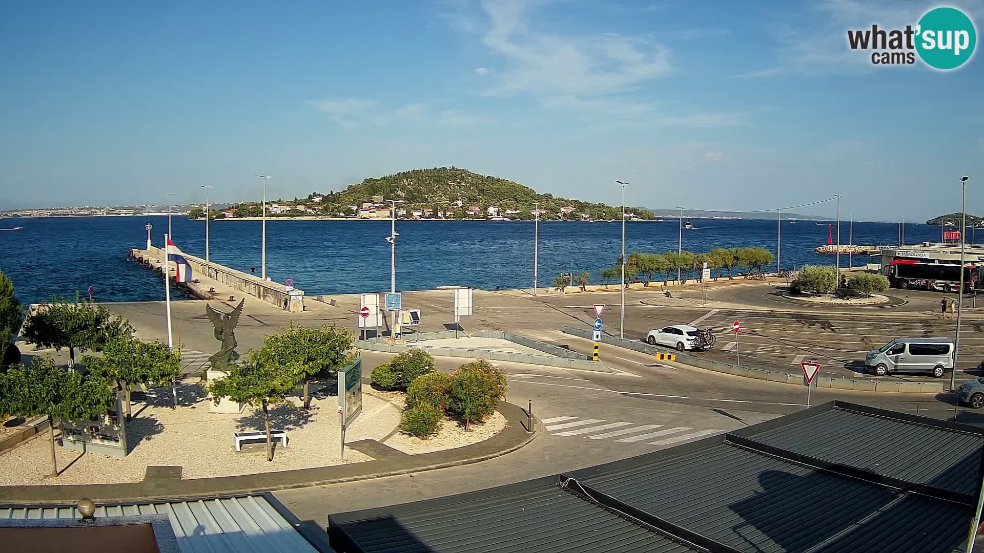 Webcam Ugljan – Preko Ferry to Zadar