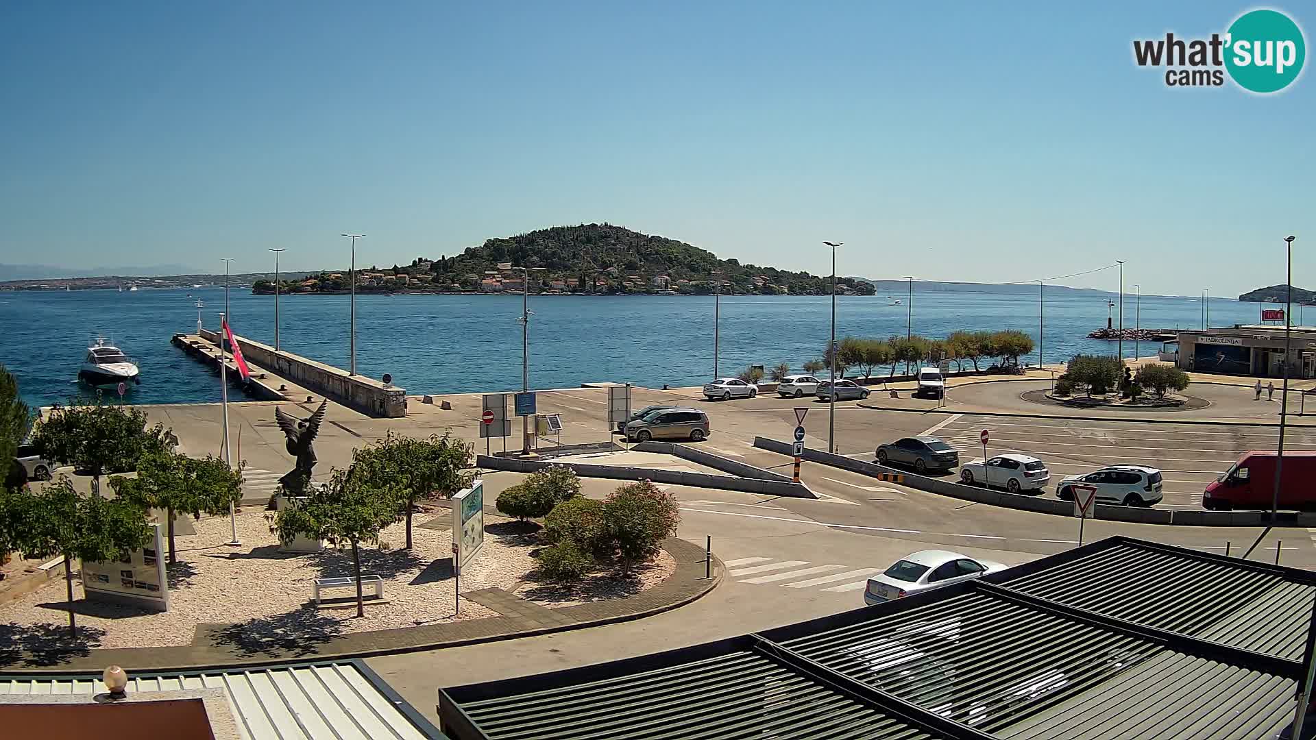 Webcam Ugliano – terminal traghetto da Preko a Zara