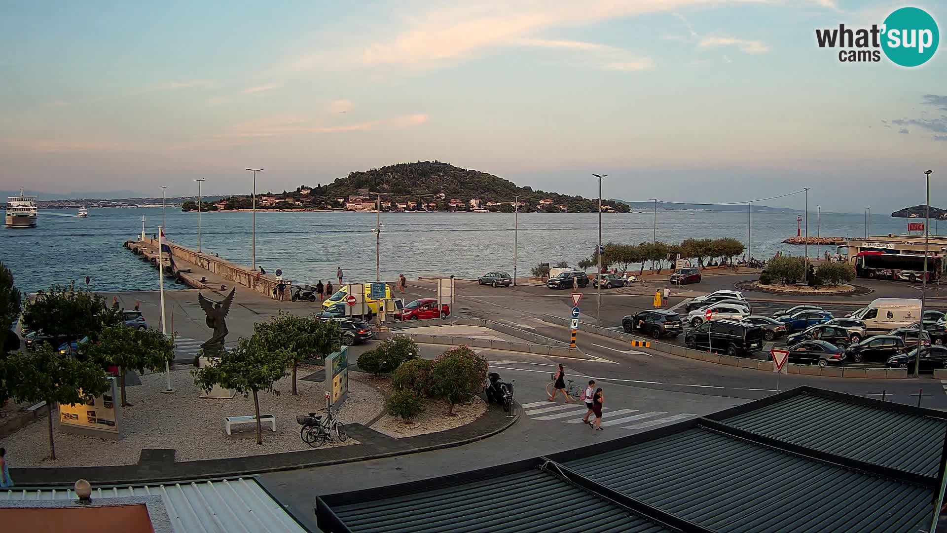 Webcam Ugljan – Preko Ferry to Zadar